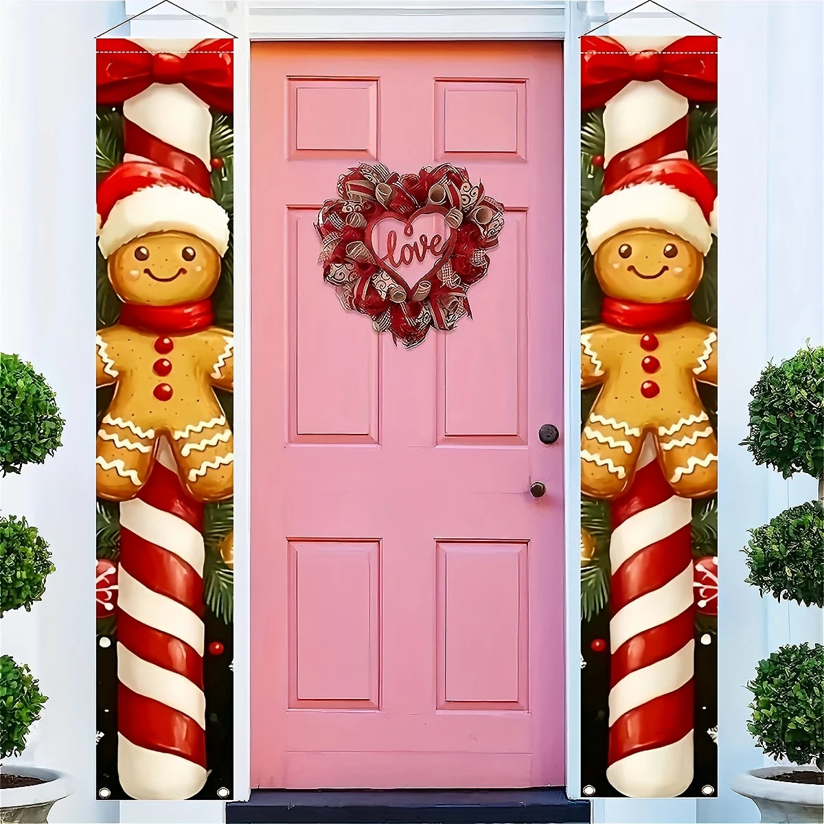 Christmas Hanging Door Banner Merry Christmas Decoration for Home. Xmas Door Decor Navidad Notal Noel Ornament New Year.