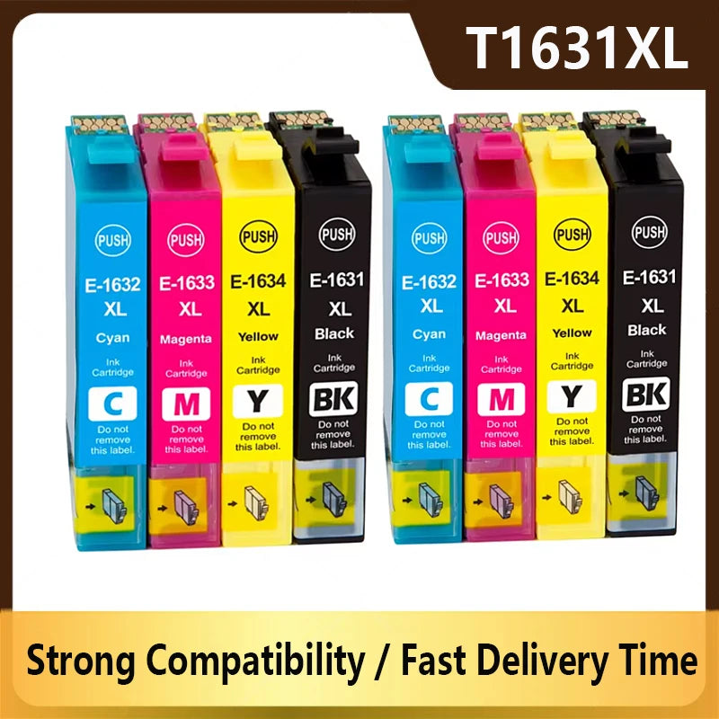 16XL Compatible Ink Cartridge T1631 for Epson WorkForce WF2010 WF2510 WF2520 WF2530 WF2540 WF2630 WF2650 WF2760 WF2750 Printer