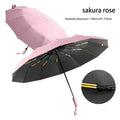 Large 24-Rib Solid Color Automatic Umbrella, Lightweight Collapsible Oversized Outdoor Sunshade with UV Protection