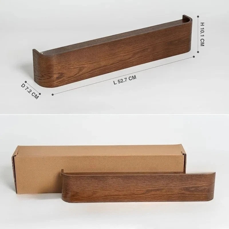 Wall Hanger Clothing Rack Stand Garment Rack Walnut Wall Hanger, Entrance Clothes Hanger, Wall Coat Hook, Veneer Hanger
