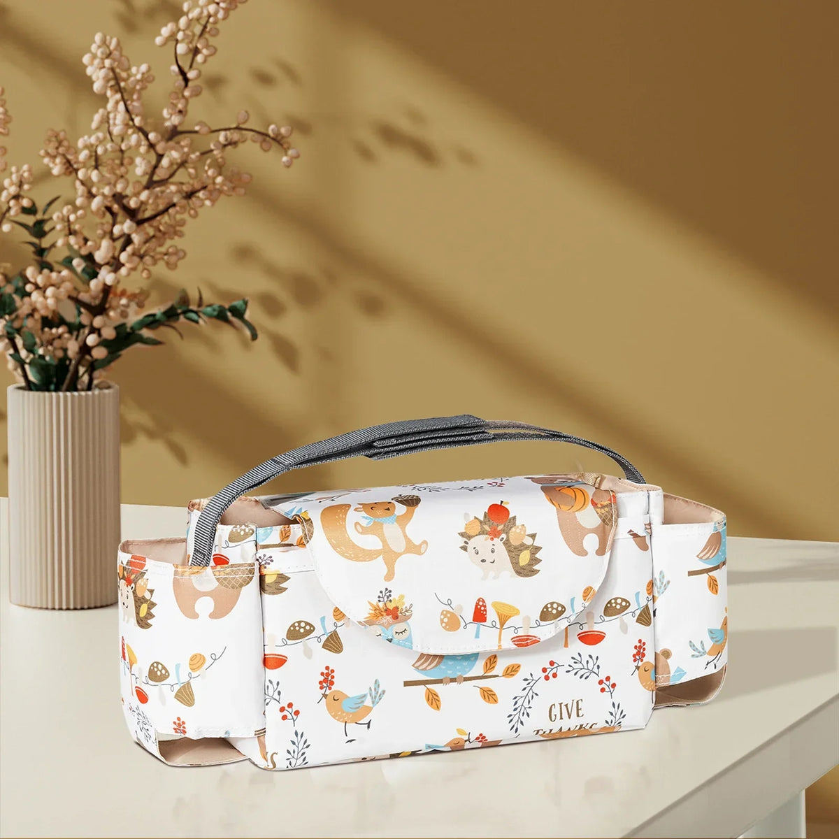 Waterproof Mommy Diaper Bag Baby Nappy Stroller Bag Stroller Accessories Large Capacity Outdoor Travel Nappy Easy To Clean