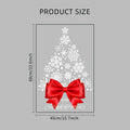 Christmas Stickers Merry Christmas Tree Stickers Are Static and Adhesive Free, Easy to Tear Off and Leave No Residue