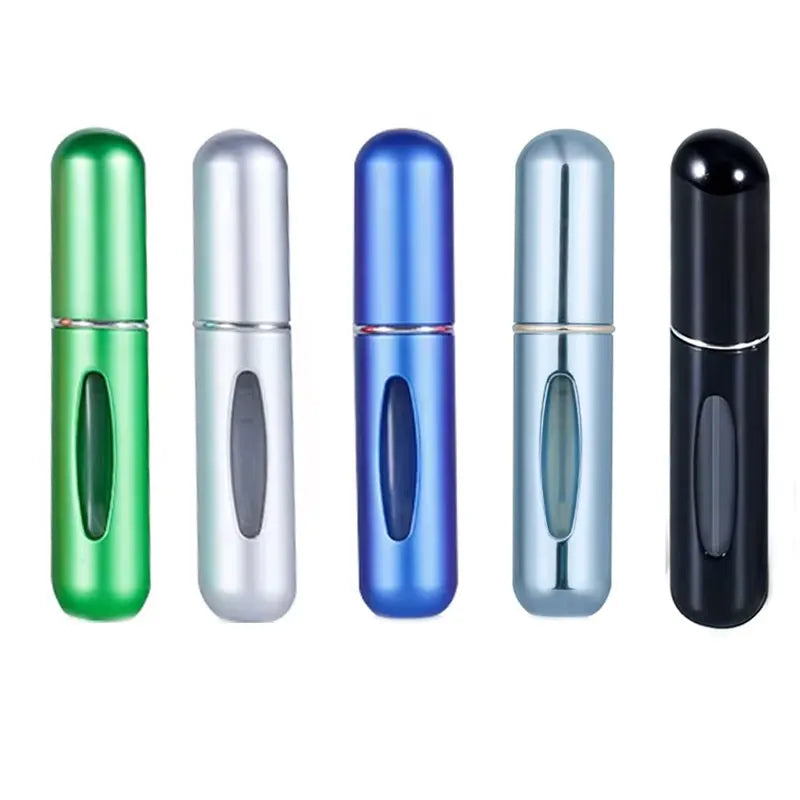 5PCS 5ml Portable Mini Refillable Perfume Bottle Spray Scent Pump Empty Cosmetic Container Atomizer Bottle for Travel
