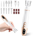 Professional Manicure Pedicure Kit Electric Nail File Set Cordless Nail Drill Machine 10 Speed Nail Tool for Grind Trim Polish