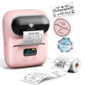 Phomemo 203dpi M110 M220 M108 Label Maker Tag Price Portable Thermal Label Printer with White Photo Labels for Bakery/Business