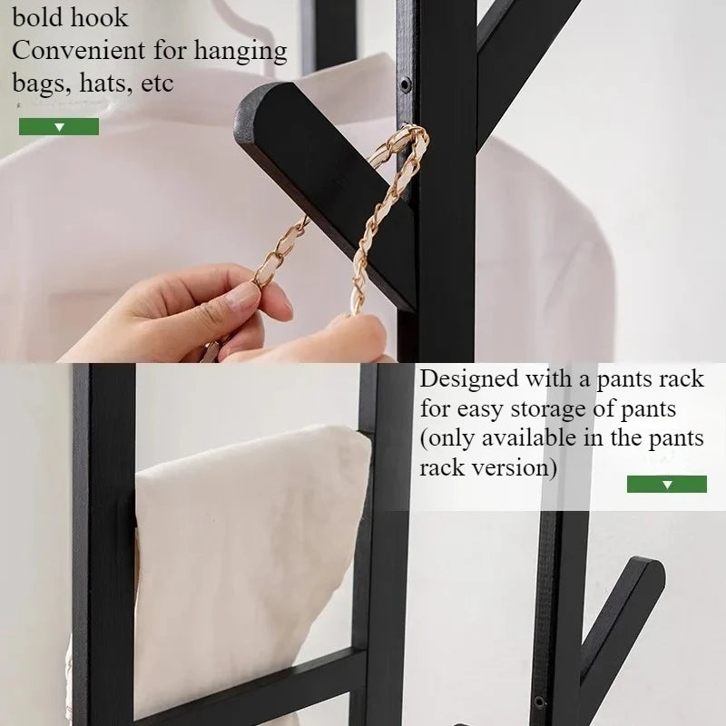 Coat Rack Floor Hanger Household Hanger Floor Rack for Hanging Clothes Bedroom Vertical Simple Rack Hanging Hanger