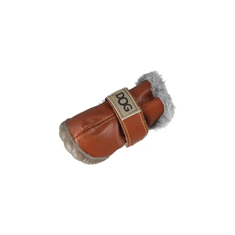 Dog Boots Warm Pet Snow Boots Waterproof Non Slip Winter Pet Dog Shoes /PU Soft Dog Rainshoes for 4Pcs/Set Cats