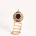 Hamster House Bite-resistant Natural Coconut Cage for Small Pets, Guinea Pig Hamster Hideout, Wooden Toy House, Pet Supplies