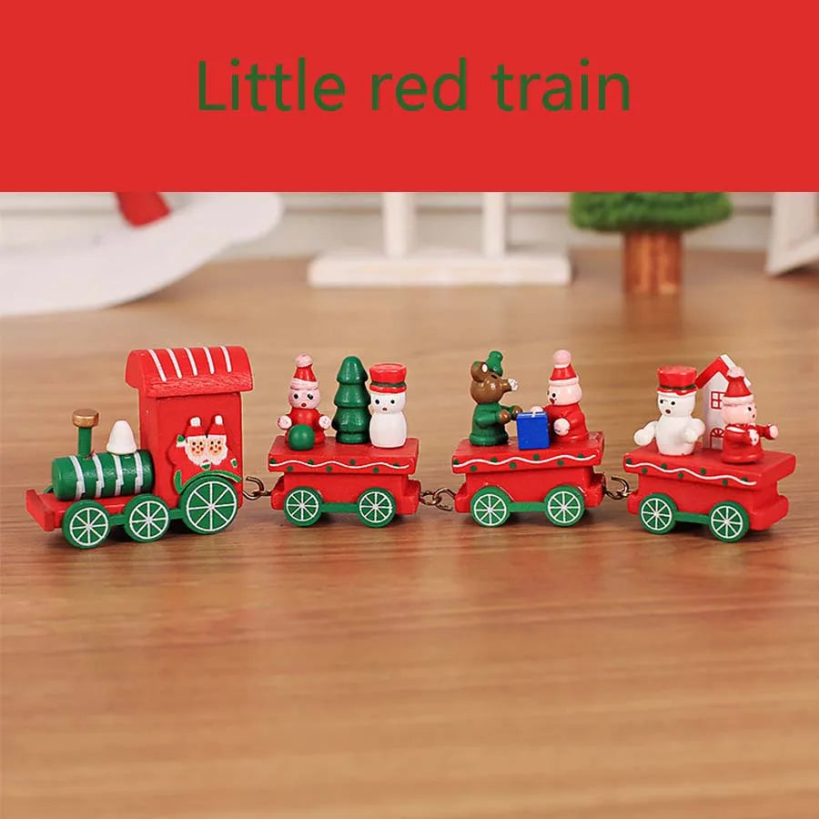 Christmas Train Merry Christmas Decorations For Home,  Cristmas Ornament Xmas Navidad Noel Gifts Happy New Year Gifts