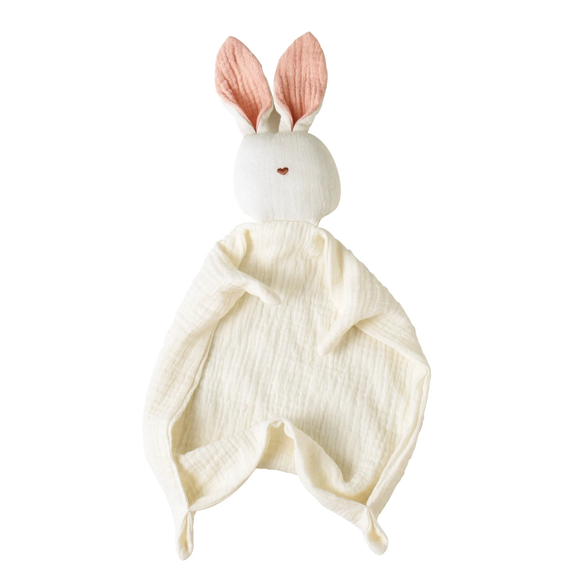 Baby Soothing Towel 100% Cotton Infant Animal Cartoon Handkerchief Rabbit Type Kids Sleep-help Toy Gauze Appease Sleep Aid Doll
