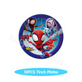 Spider And His Amazing Friends Birthday Decorations supplies Kit Plates Cups Tablecloth Backdrop Balloons Party decor gifts
