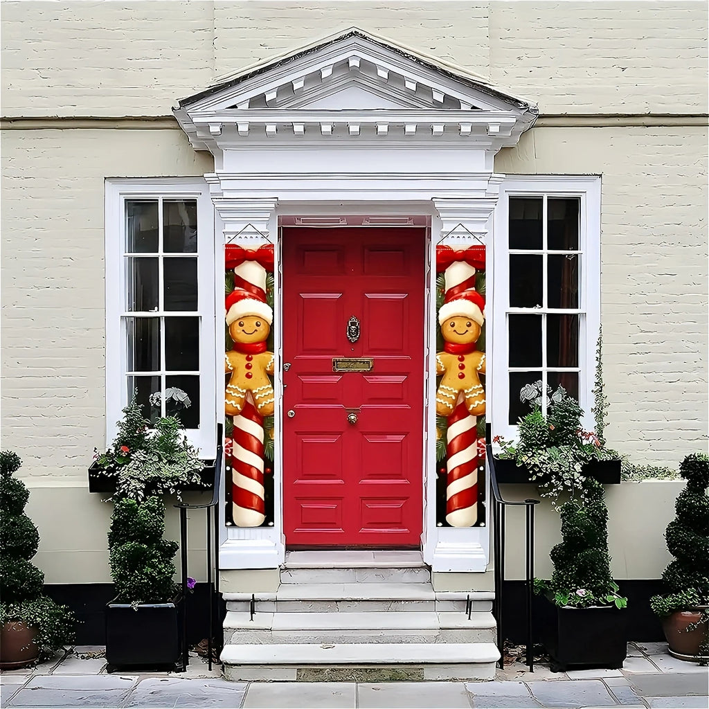 Christmas Hanging Door Banner Merry Christmas Decoration for Home. Xmas Door Decor Navidad Notal Noel Ornament New Year.