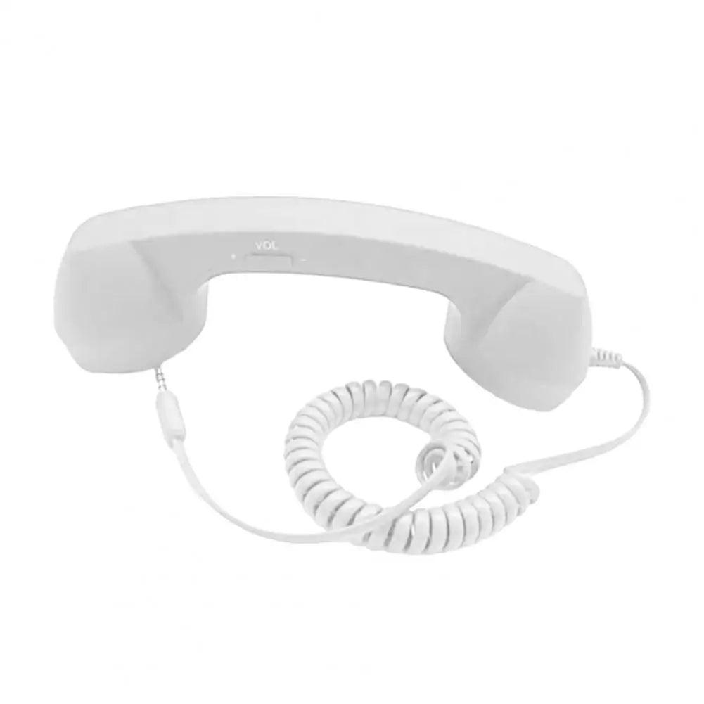 Telephone Handset Retro Phone Handset with 3.5mm Jack Universal Smartphone Receiver Vintage Cellphone Microphone Speaker