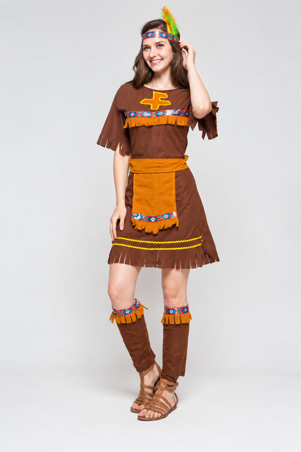 Halloween Costume Adult Couple Indian Native Clothes Women Men Primitive Man Caveman Costume Tassel Carnival Party Fancy Dress