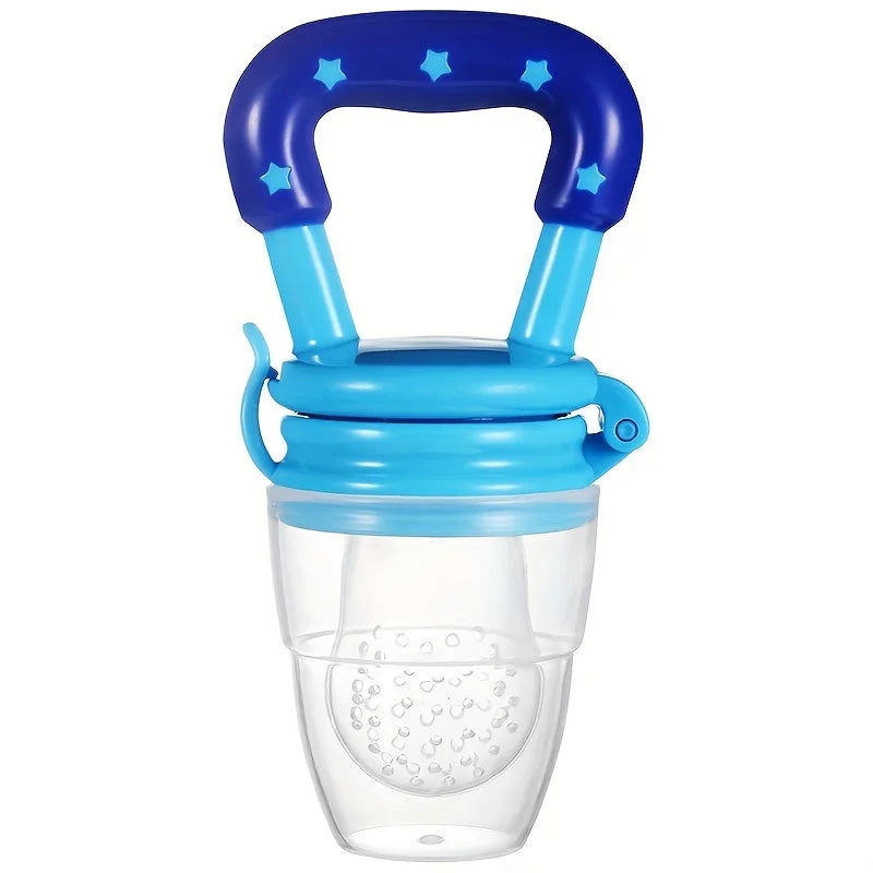 Baby Feeding Spoon Fruit Grinding Pacifier Complementary Bites Silicone Mesh Baby Feeding Tableware