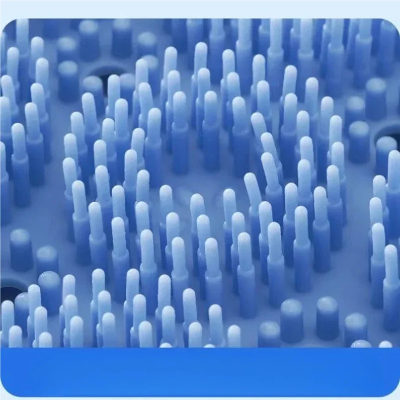 Exfoliating Shower Massage Scraper Bathroom Non-slip Bath Mat Back Massage Brush Silicone Foot Wash Body Cleaning Bathing Tool