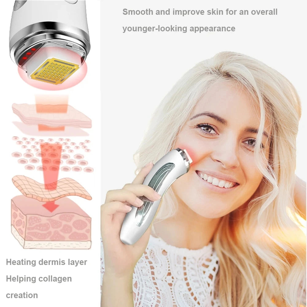 NEW RF Face Lifting Machine Anti Aging Skin Tightening Beauty Device Facial Anti Wrinkle Face Firming Eyes Neck Wrinkle Remover
