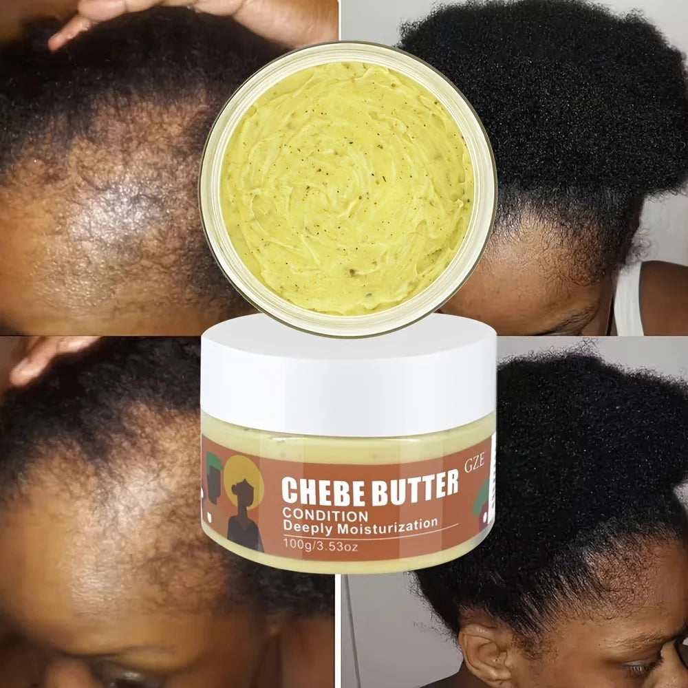 GZE Chebe Butter Condition Deeply Moisturization Hair Growth Repair Damaged Hair Super Smooth African Regrowth Anti Hair Loss