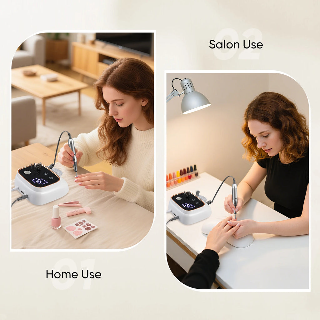 Electric Nail Drill 50W 40000RPM Professional Manicure Machine Portable Nails Sander Nail Salon Polisher Equipment Tools
