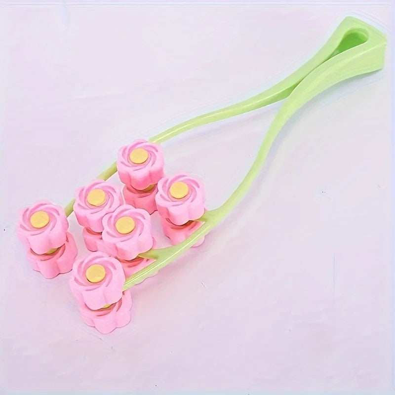 A Facial Massager, Facial Massage, Flower Shaped Massage Roller, V-Face Tightening and Lifting, Beauty Tool