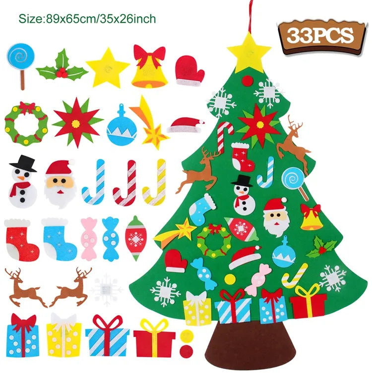Christmas Tree Merry Christmas Decorations For Home. Cristmas Ornament Xmas Navidad Gifts Santa Claus New Year Tree