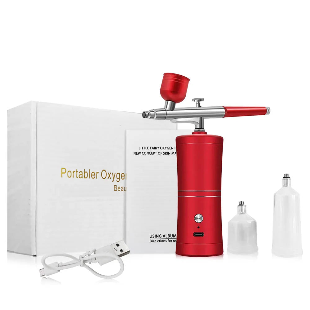 Airbrush Nail With Compressor Portable Air Brush Nails Compressor for Nail Art Paint Painting Crafts Airbrush Compressor Kit
