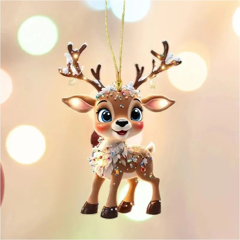 Christmas Decoration Deer Xmas Tree Elk Ornament Home Decor Reindeer Merry Christmas Gift Natal Navidad Noel New Year