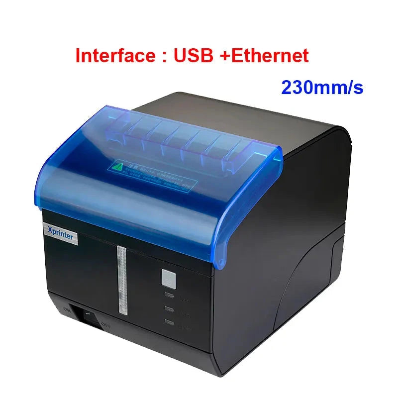 Xprinter 80mm Auto-cutter Thermal Receipt/Bill Printer 200MM/S POS With Usb/Ethernet/Bluetooth/Wifi For Kitchen/Restaurant