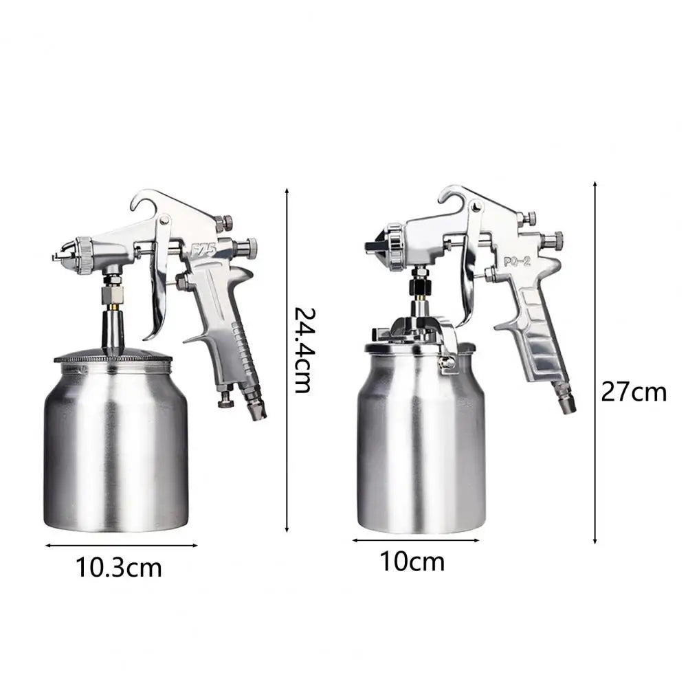 Car Paint Sprayer Uniform Atomization Full Coverage Adjusting Knob Porous Atomizing 1.5/2.5 Caliber Pneumatic Sprayer Workshop