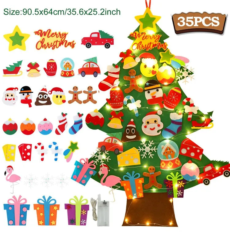 Christmas Tree Merry Christmas Decorations For Home. Cristmas Ornament Xmas Navidad Gifts Santa Claus New Year Tree