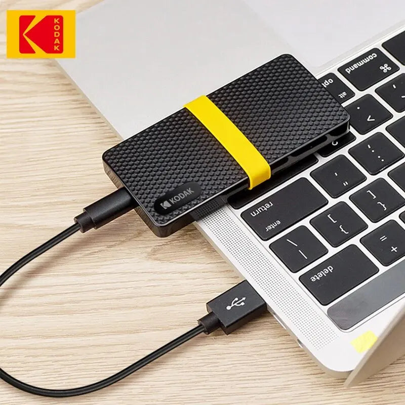 Kodak X200 Portable SSD 2TB 1TB 512GB 256GB USB 3.1 Type C External Solid State Drive for PS4 Laptop MacBook PC