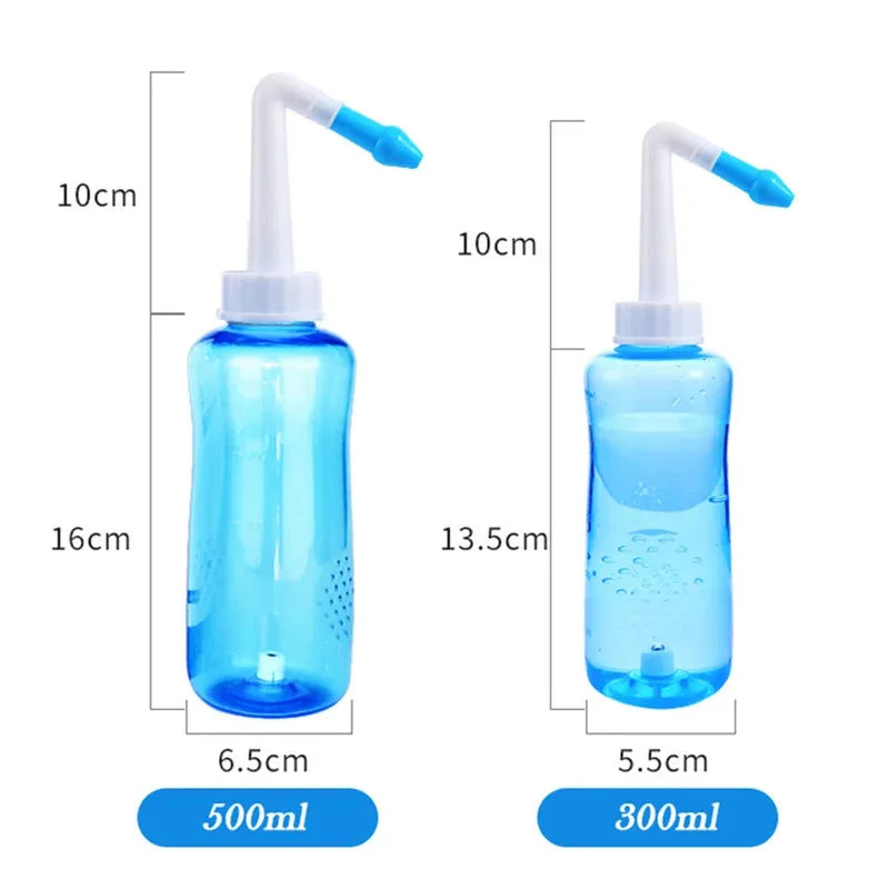 300/500ML Nose Wash Cleaner Nasal Irrigator Rinse Bottle Nose Protector Avoid Allergic Rhinitis For Adults Children Neti Pots