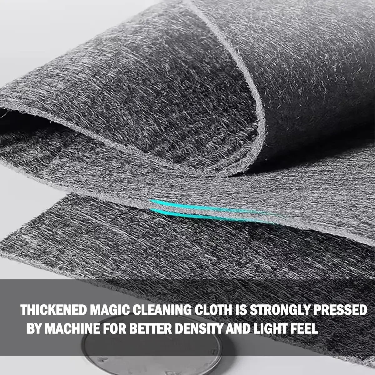 Thickened Magic Cleaning Cloth No Watermark Glass Wiping Cloth Reusable Window Glass Mirror Cleaning Rag Towel for Kitchen Auto