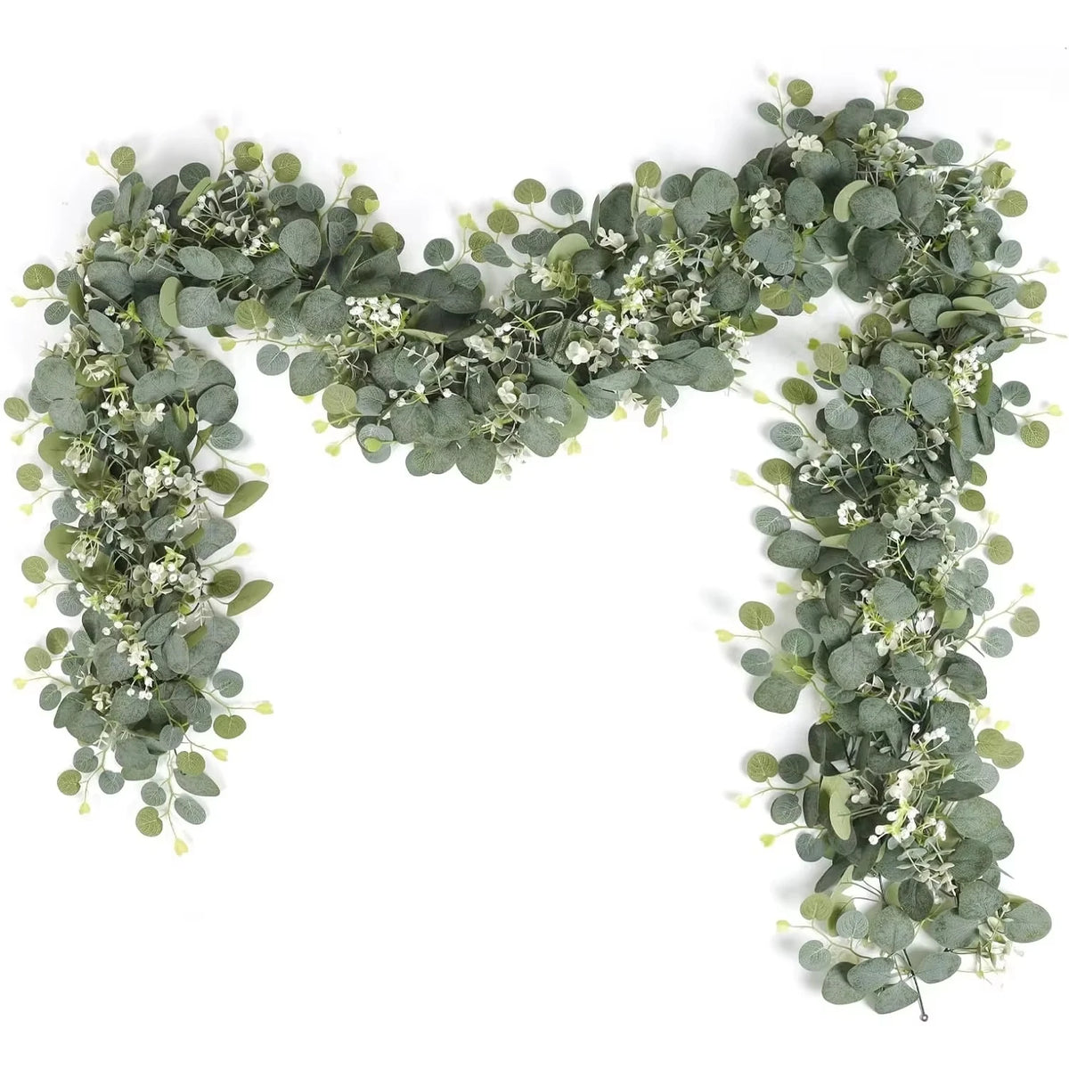 Artificial Greenery Foliage Vine Plant Christmas Outdoor Holiday Party Store Wedding Garland Home Wall Arch DIY Decorative Gifts