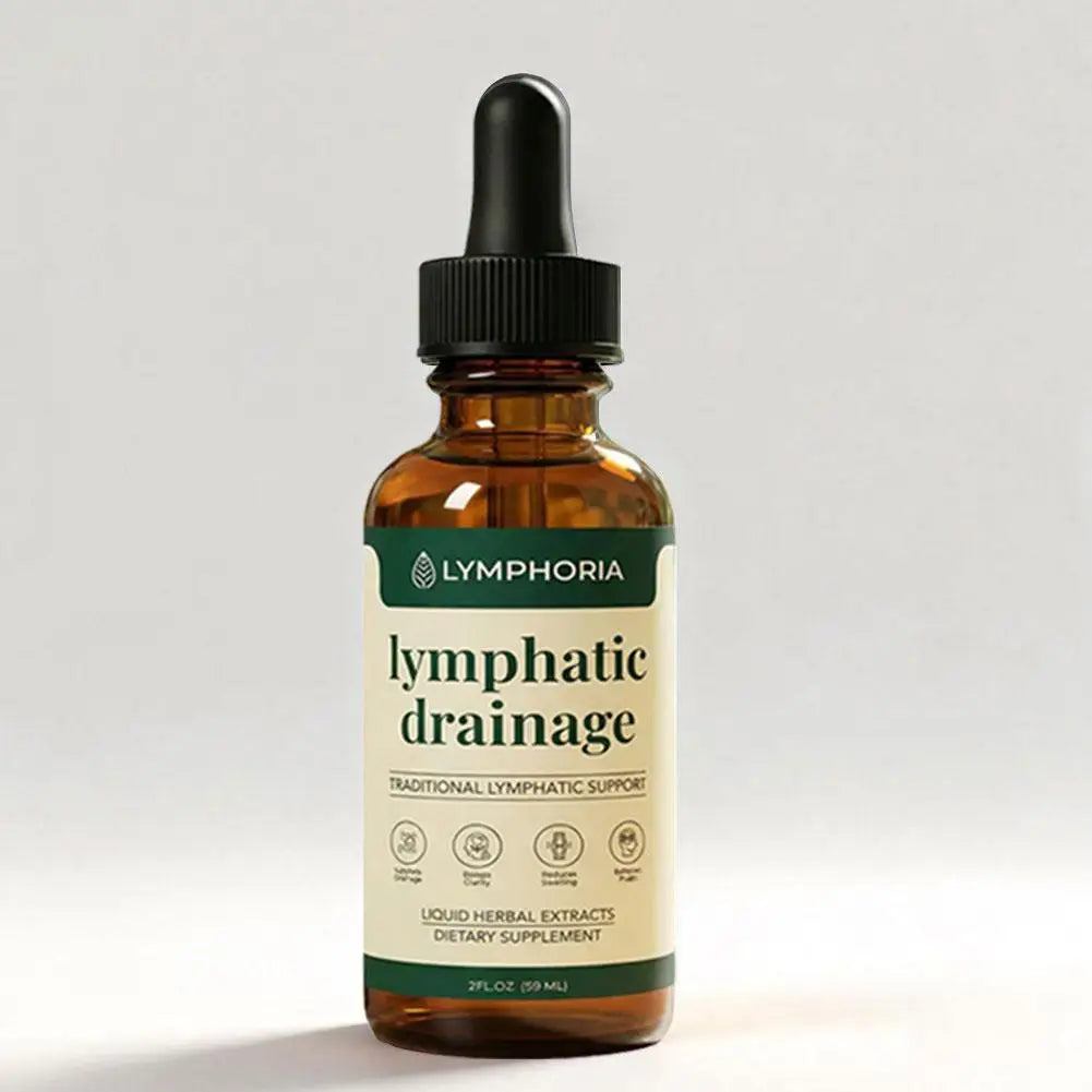 Premium Lymphatic Drainage Ampoule,Natural Plant Extracts Drops for Daily Care Improve Swelling&Circulatory Repair Beauty&Health