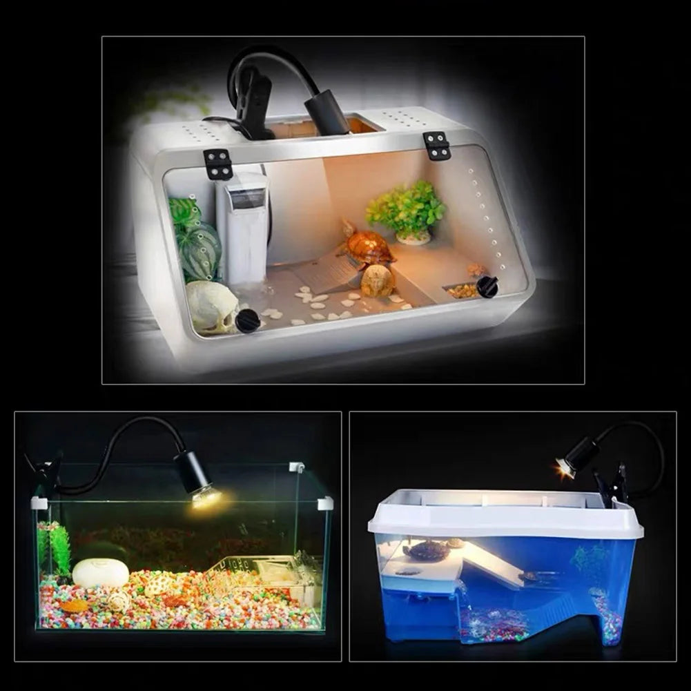 1/2/5/10PCS UVA+UVB Reptile Heat Lamp 25/50/75W Full Spectrum Basking UV Light Bulb for Snakes, Turtles, and Amphibians