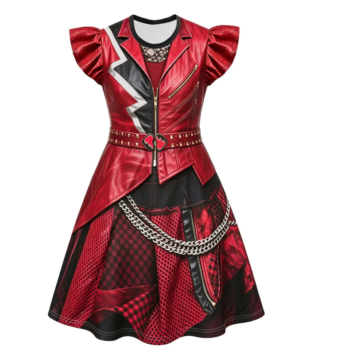 Halloween Descendants5 Costume Mal Costume Girls Evie Cosplay Costume Childs Fantasia Halloween Cloth Birthday Party Fancy Dress