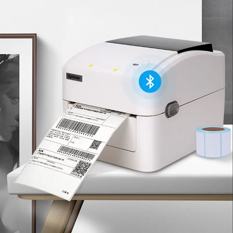 Xprinter 152MM/S Thermal Shipping Label Printer Barocde Sticker Printer 203DPI Printing Paper Width Between 25.4nm and 116mm