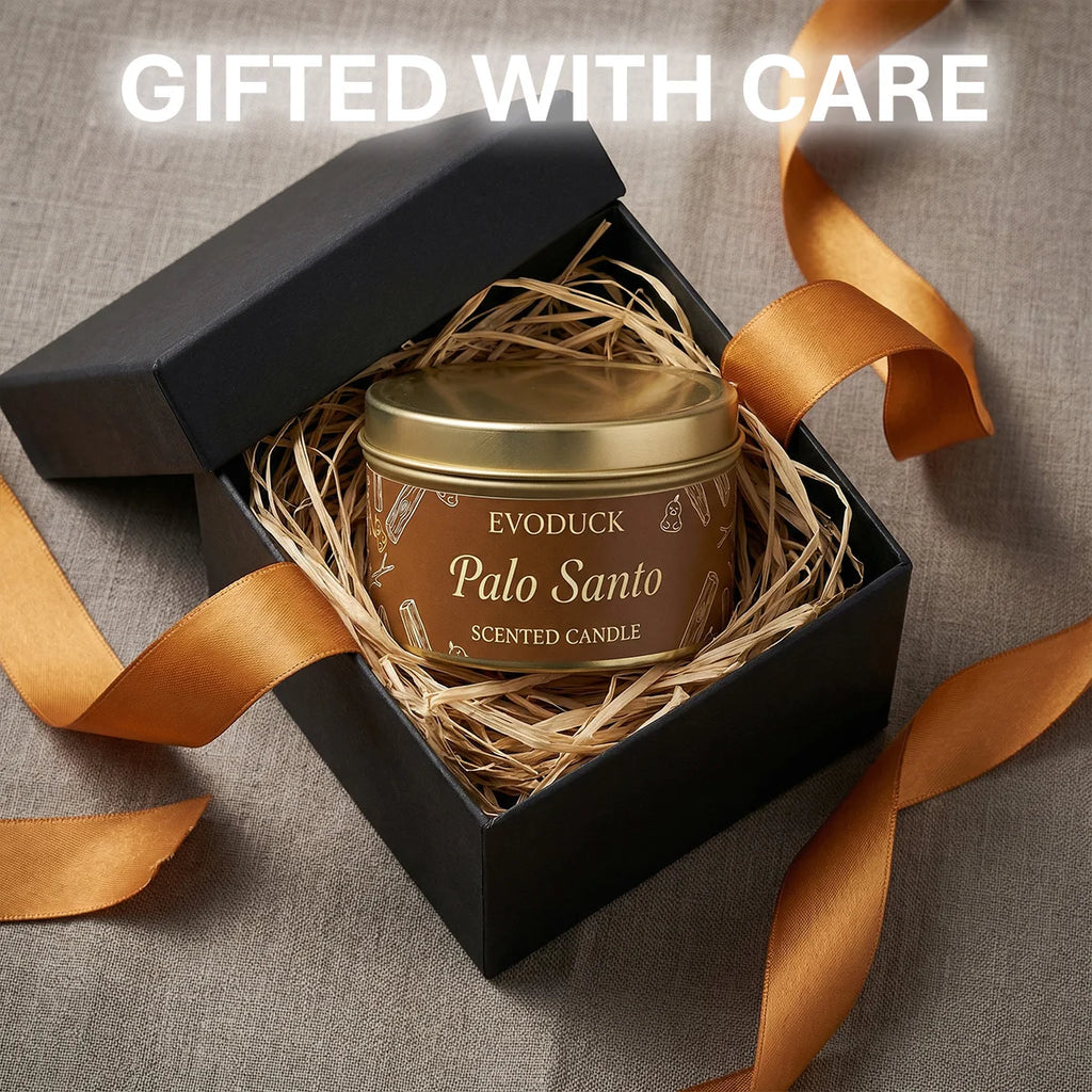 Candele profumate al Palo Santo, Palo Santo premium, candela purificante per elevare l'energia, ideale per la meditazione, regali invernali, regalo per donna