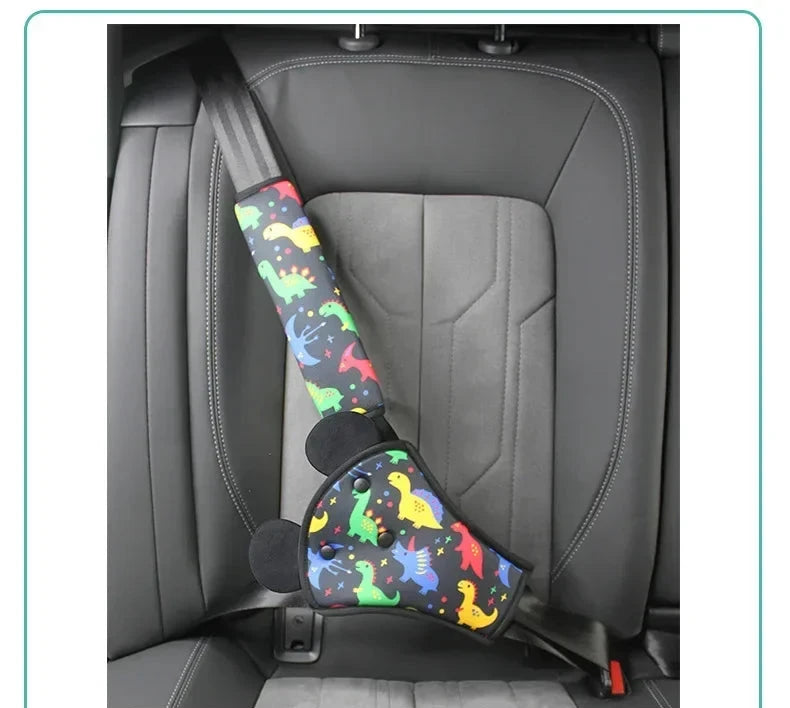Kids Seat Safety Belt Adjustment Interior Car Seat Belt Kit Anti Strangulation Neck Limiter For Child Safety Belt Protector Belt
