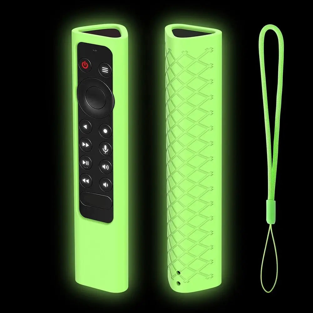 Protective Case Remote Control Case Silicone Shockproof TV Remote Cover Plain Color for NVIDIA Shield TVPro/4K HDR