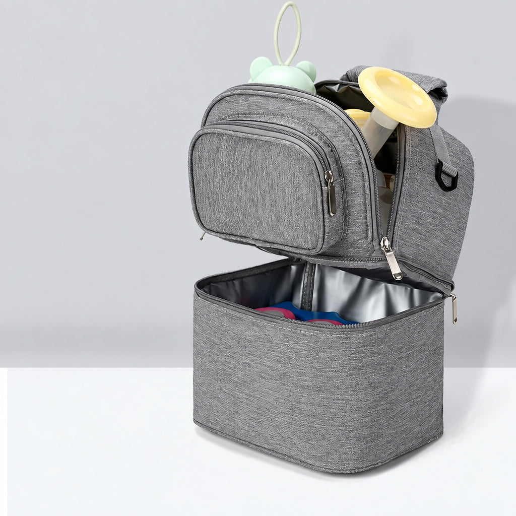 Baby Milk Food Storage Thermal Bags Warmer with Feeding Bottle Thermal Keeps Drinks Cool Travel Backpack Mummy Diaper Backpack