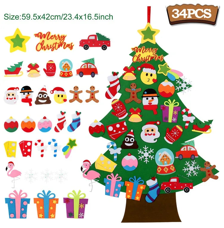 Christmas Tree Merry Christmas Decorations For Home. Cristmas Ornament Xmas Navidad Gifts Santa Claus New Year Tree