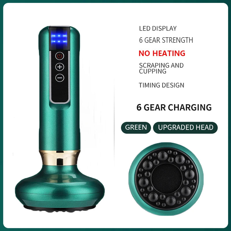 Intelligent Suction Medical Cupping Set Beauty Massager Glass Jars Anti Cellulite Cupping Vacuum Slimming Guasha Massage