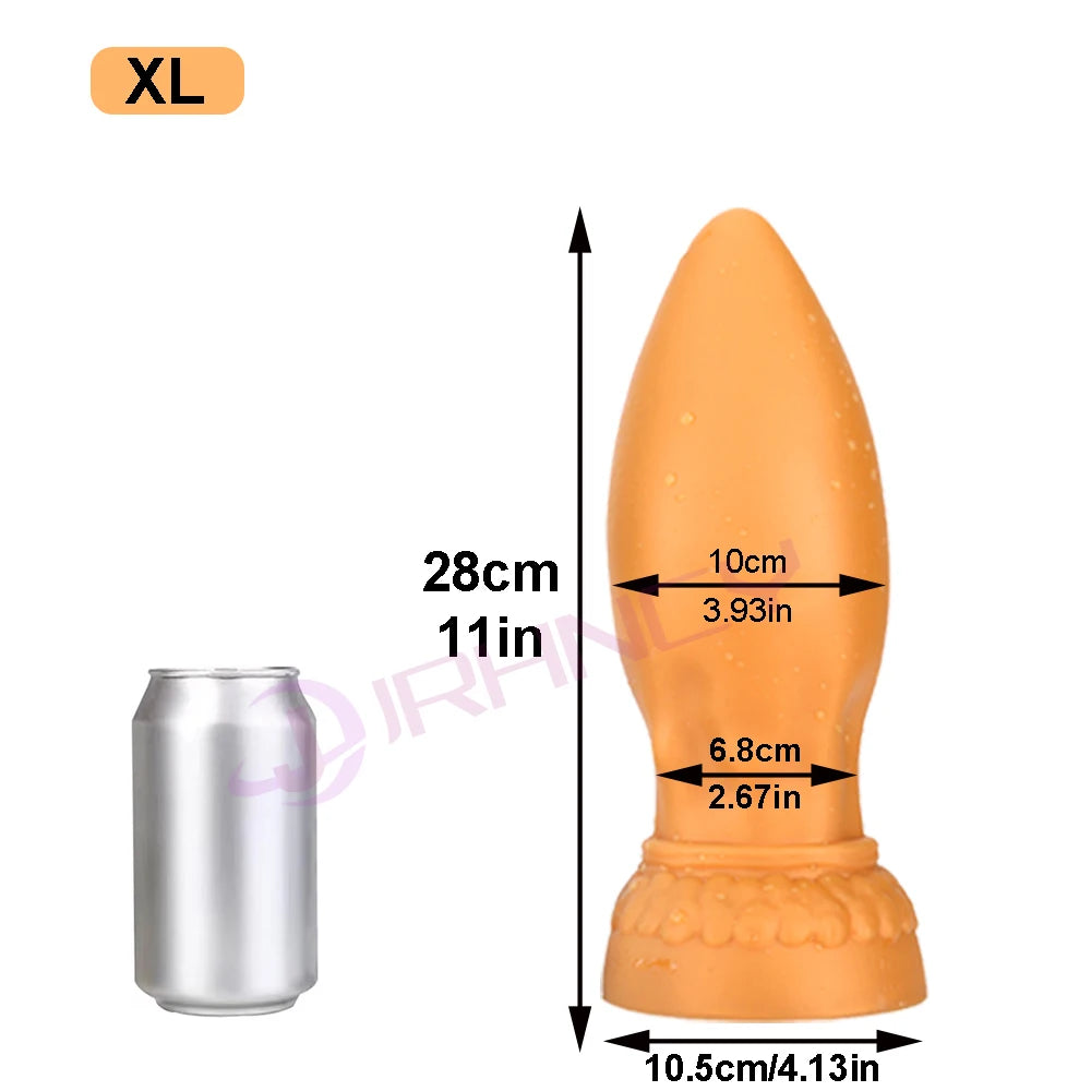 S-XXL Huge Anal Plug Dildo Sexy Toy for Women Men Soft Silicone Big Butt Plug Fisting Anal Dilation Prostate Massage Masturbation
