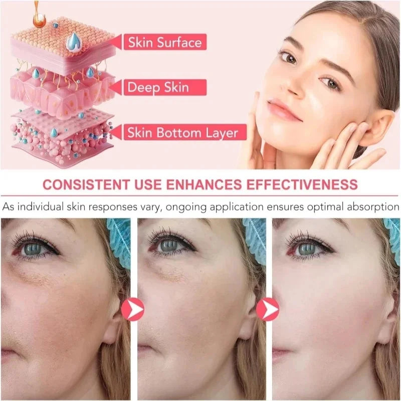 50g Collagen Niacinamide Jelly Cream Deep Moisturizing Pore Shrinking Brightening Niacinamide Gel  Lifting Firming Face Skin Car