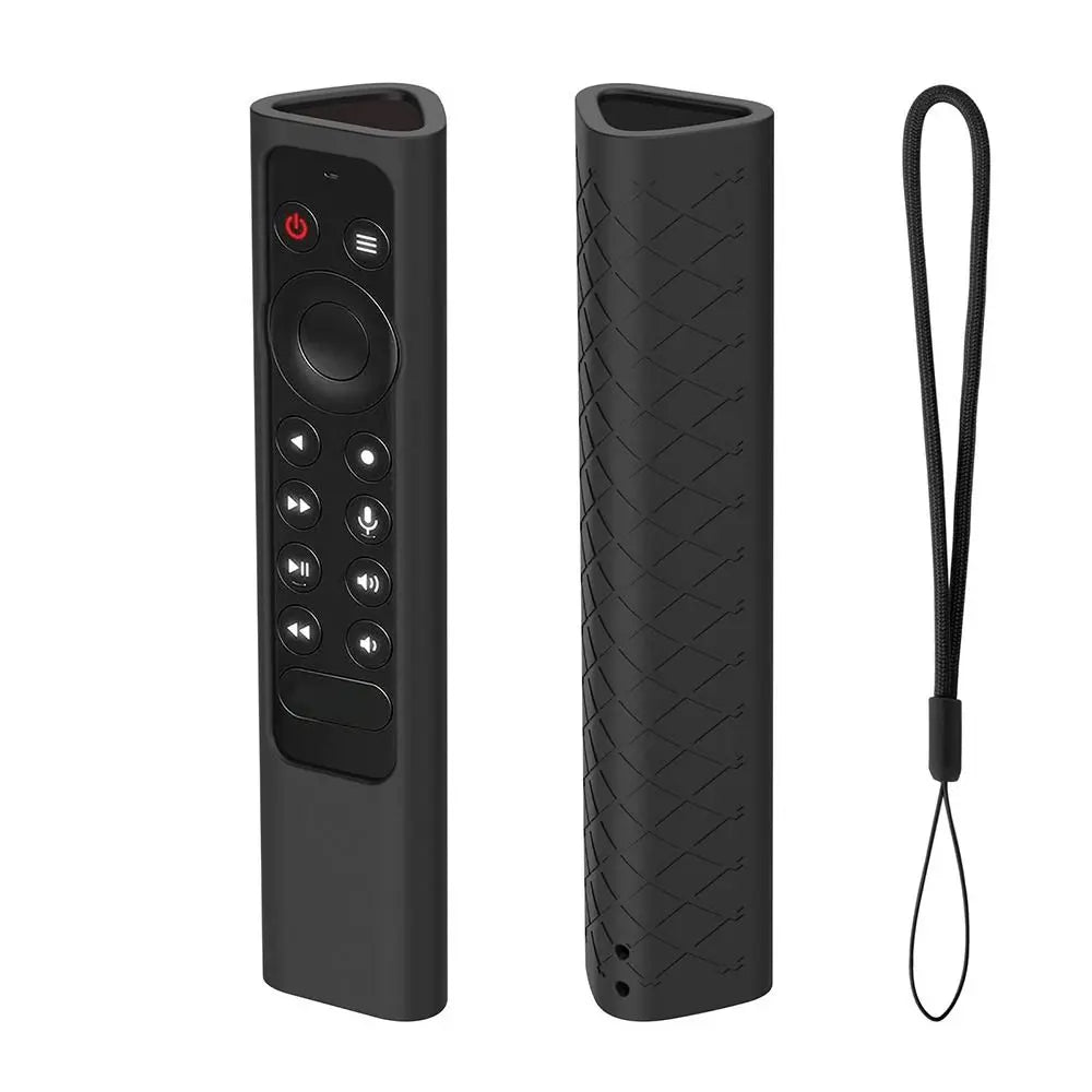 Protective Case Remote Control Case Silicone Shockproof TV Remote Cover Plain Color for NVIDIA Shield TVPro/4K HDR