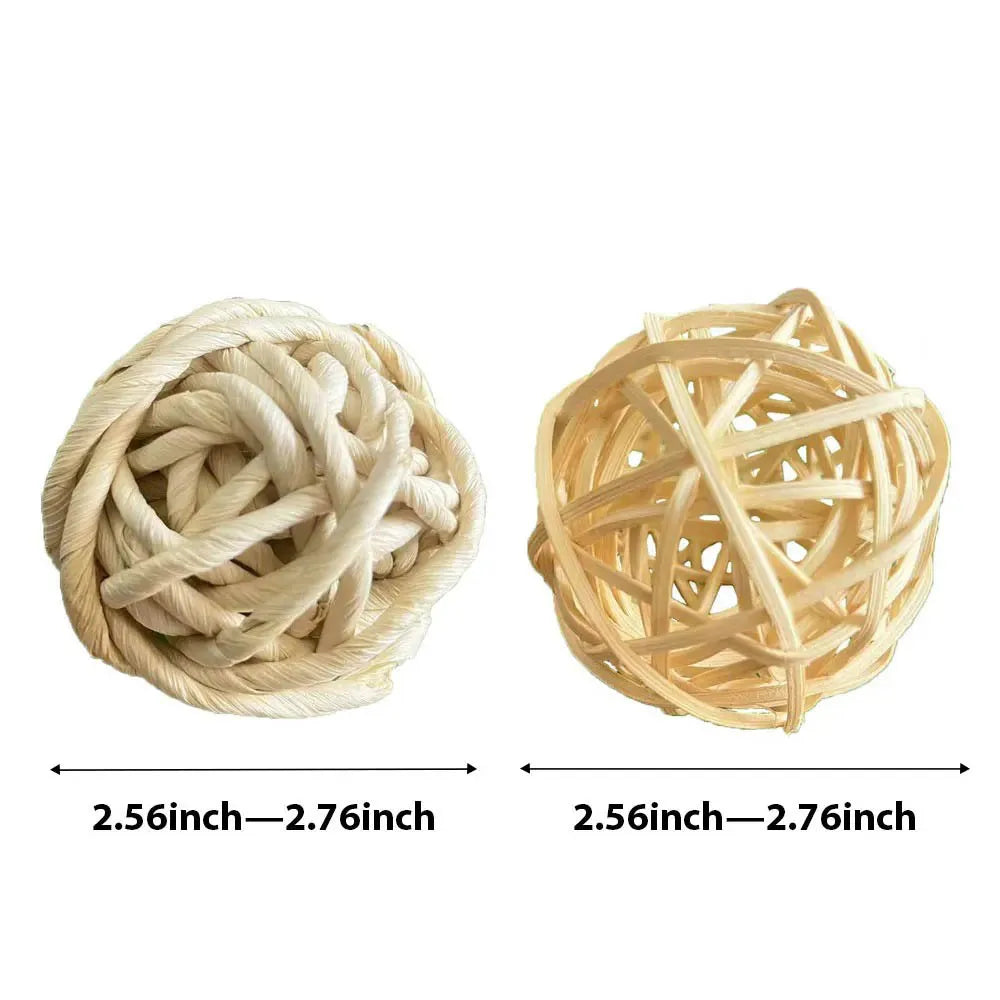 Small Animal Chew Toys For Ribbit Bunny Hamster Guinea Chinchillas Tooth Cleaning Molar Grinding Toys Pet Supplies
