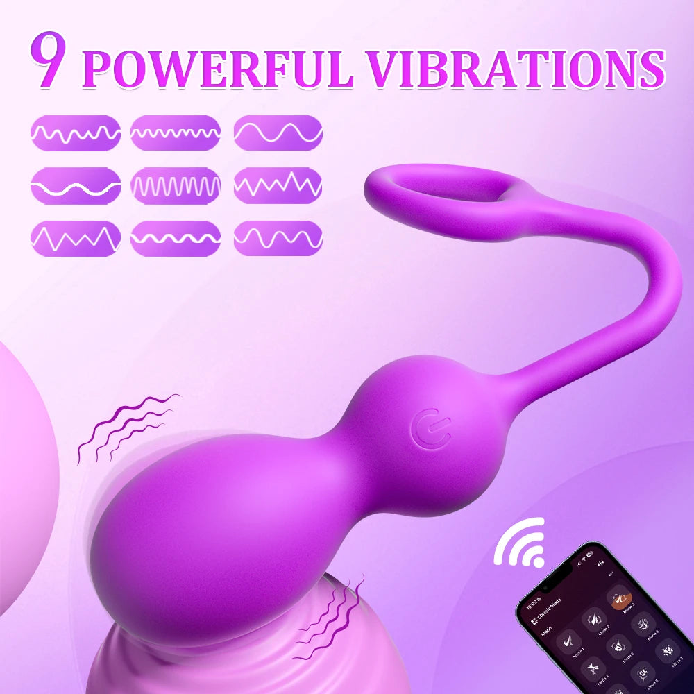 App Control Sextoy Vibrating Egg Powerful Remote Vibrator G Spot Dildo Vagina Balls Kegel Balls For Women Trainer Anal balls 18+