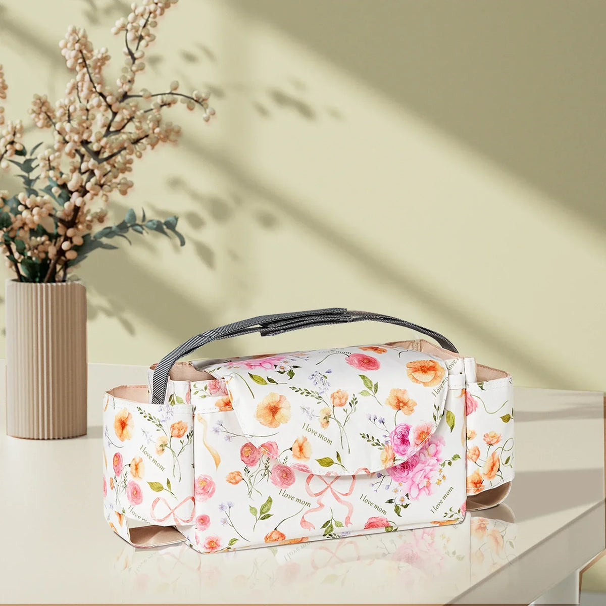 Waterproof Mommy Diaper Bag Baby Nappy Stroller Bag Stroller Accessories Large Capacity Outdoor Travel Nappy Easy To Clean